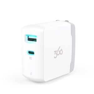 360 Electrical Vivid 30W USB-C PD + 12W USB Wall Charger with Power Deli…